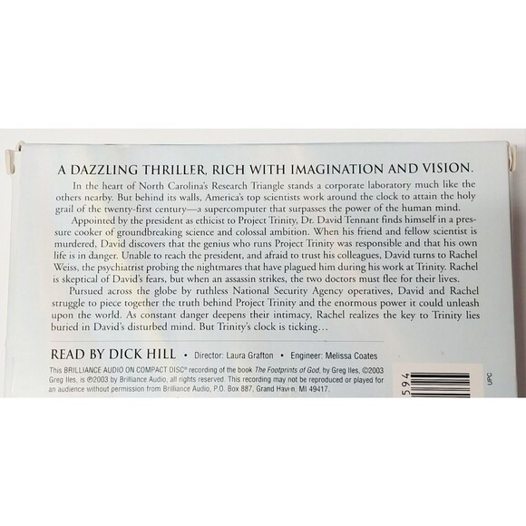 Footprints Of God Greg Isles Unabridged 11 CD Audiobook Thriller Portable Travel - Picture 13 of 13